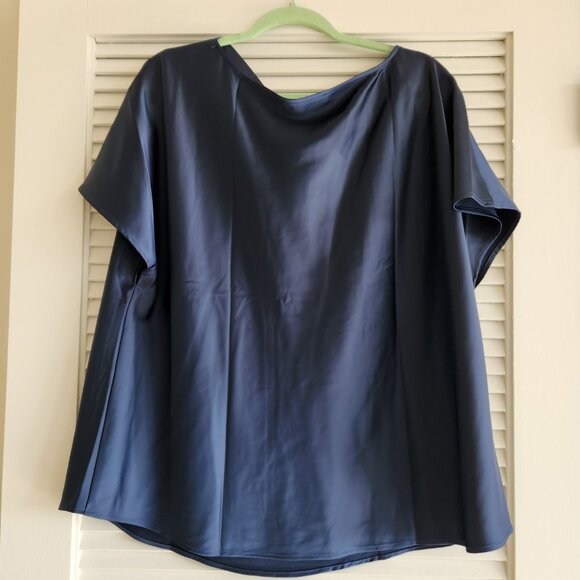 Universal Standard Viva Boatneck Top - Navy - Picture 5 of 11